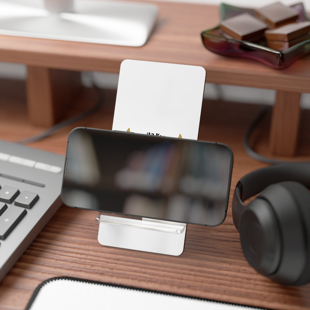 Smartphone Display Stand, Stylish Mobile Holder for Home/Office, Family Unity Design, Unique Gift for Tech Lovers, Desk Accessory