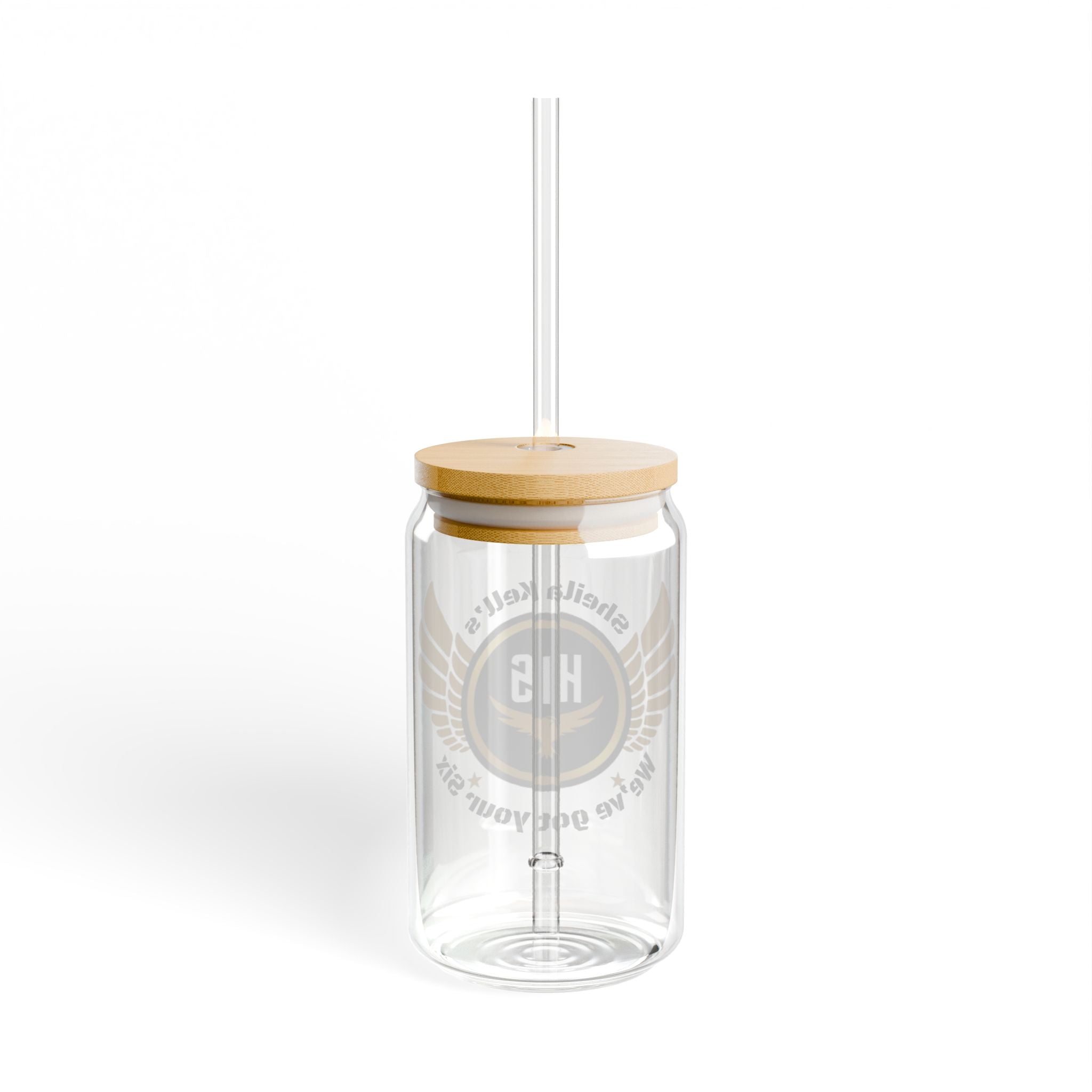 Stylish Sipper Glass, 16oz – Family-Designed Eco-Friendly Beverage Jar for Celebrations, Parties, Gifts, Home Decor, and Everyday Use