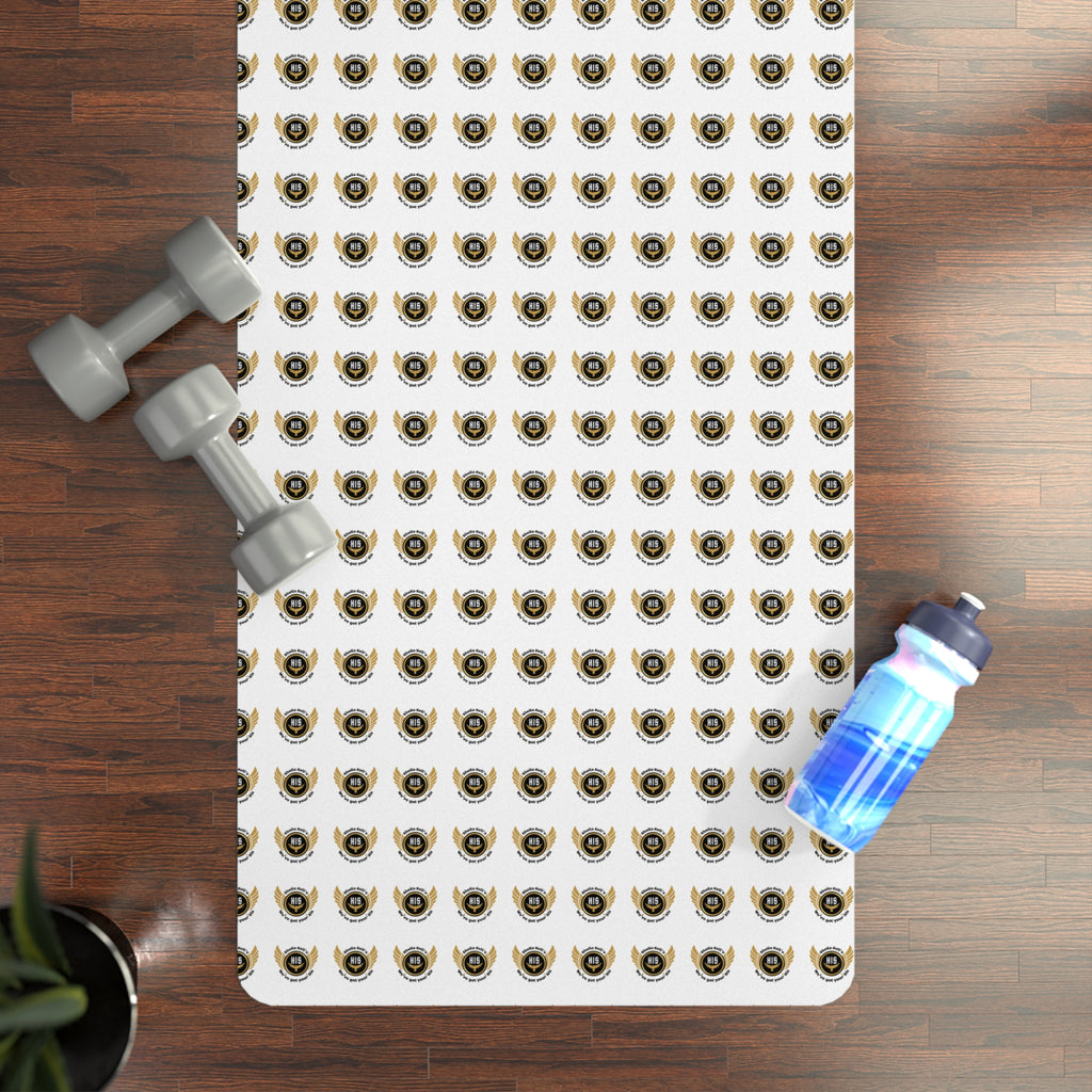 Stylish Rubber Yoga Mat for Eco-Friendly Practice, Non-Slip Workout Mat, Fitness, Home Decor, Gift Idea for Yoga Lovers