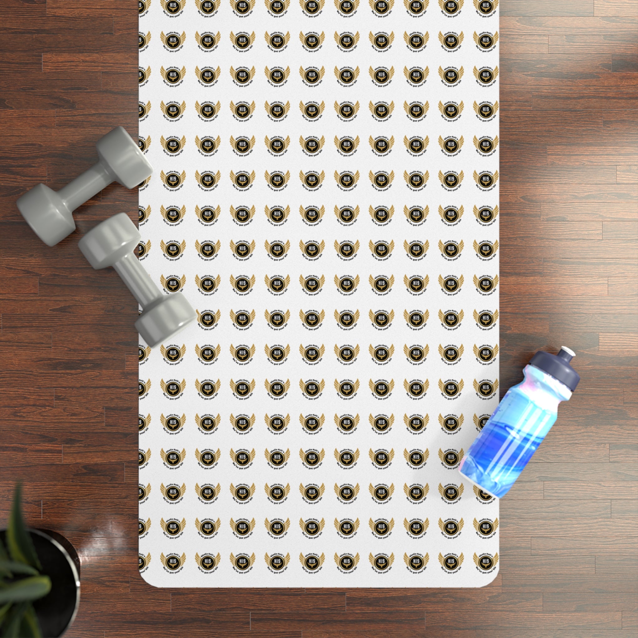 Stylish Rubber Yoga Mat for Eco-Friendly Practice, Non-Slip Workout Mat, Fitness, Home Decor, Gift Idea for Yoga Lovers
