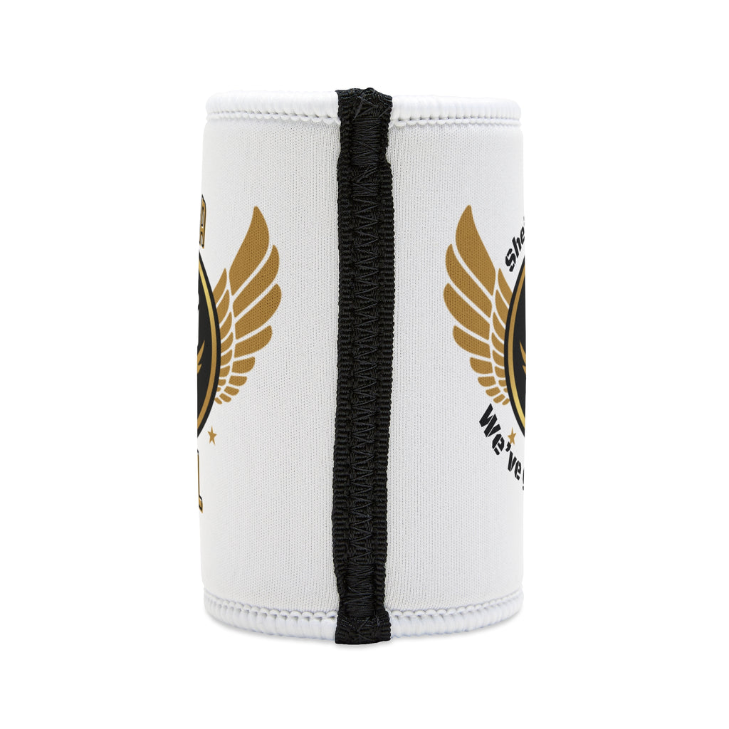 Custom Stubby Cooler with Wings, Perfect for Parties, Birthdays, BBQs, Gifts, and Gatherings
