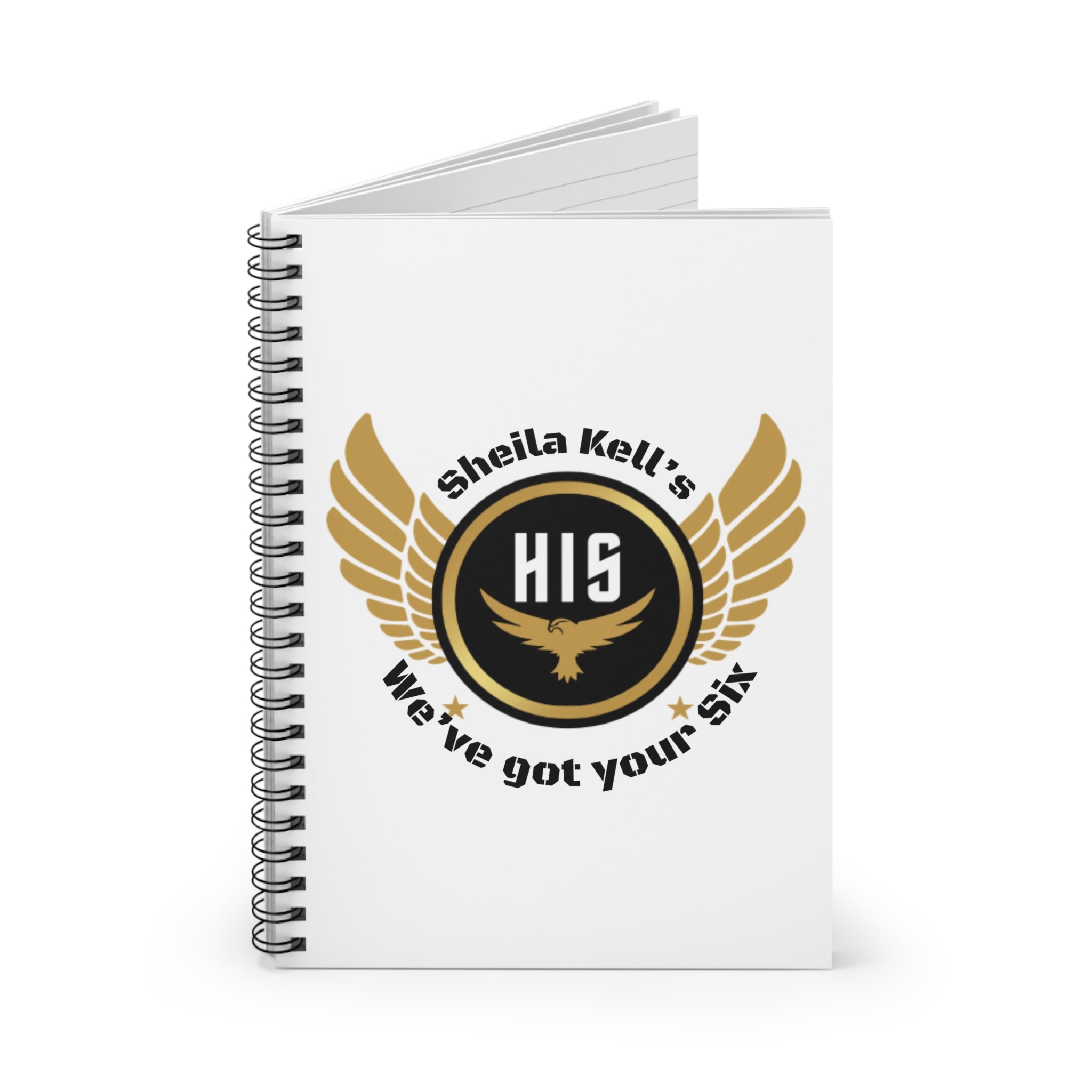 Family Unity Spiral Notebook - We’ve Got Your Six, Military Family Gift, Inspirational Journal, Stationery, Unique Gifts for Veterans, [...]