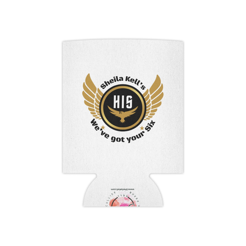 Custom Can Cooler with Wings Design - Drink Holder, Party Favor, Personalized Gift, BBQ Essential, Outdoor BBQ, Military Appreciation
