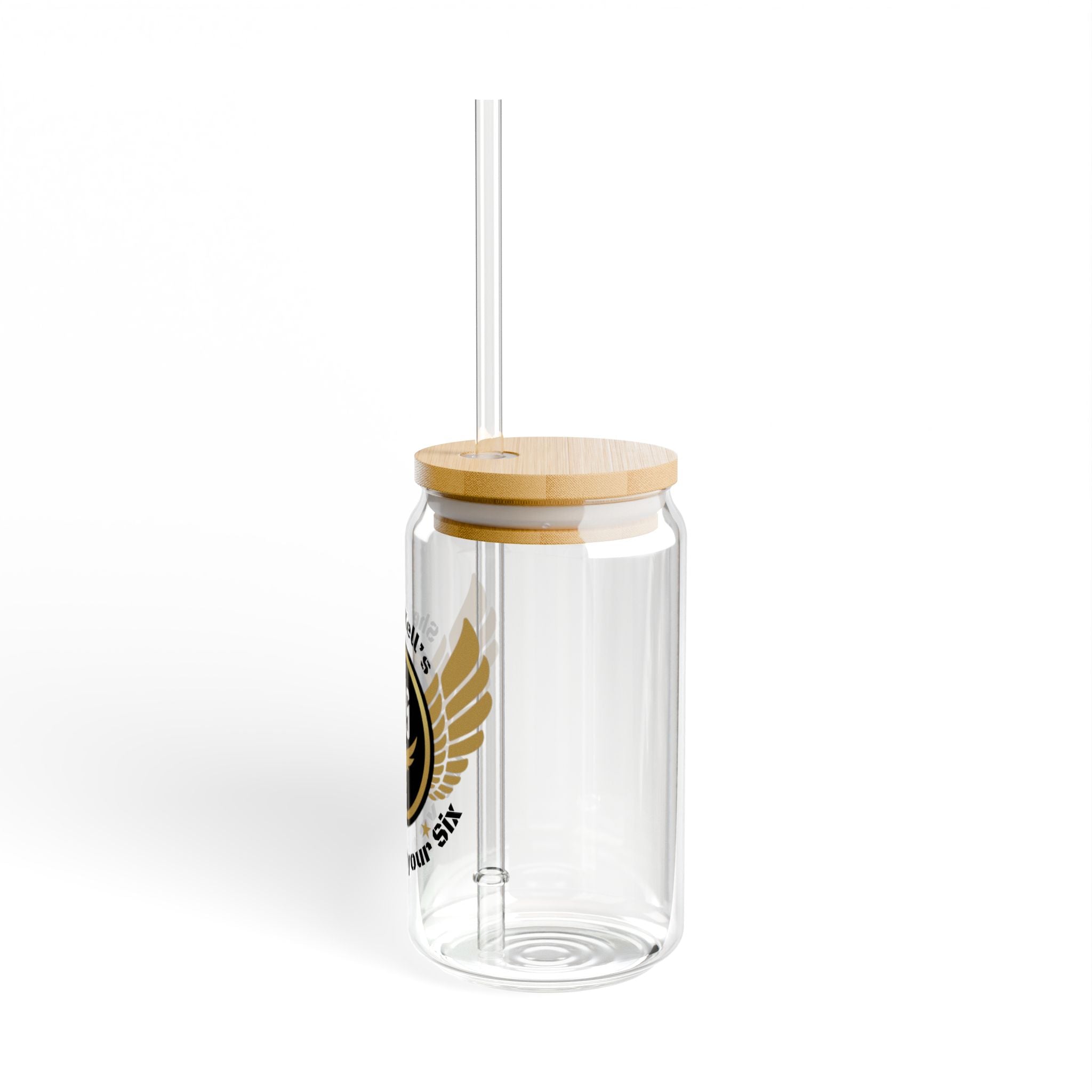 Stylish Sipper Glass, 16oz – Family-Designed Eco-Friendly Beverage Jar for Celebrations, Parties, Gifts, Home Decor, and Everyday Use