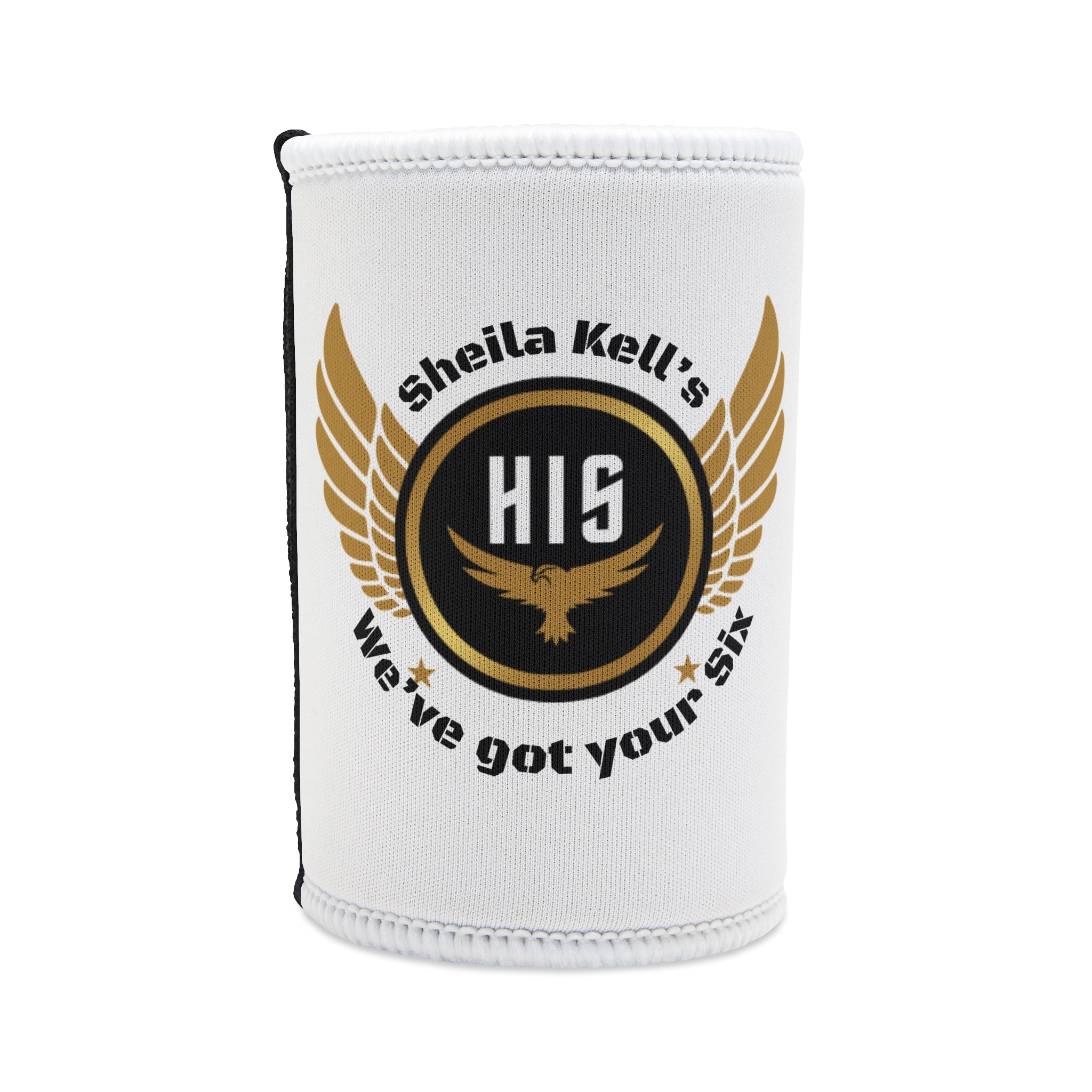 Custom Stubby Cooler with Wings, Perfect for Parties, Birthdays, BBQs, Gifts, and Gatherings