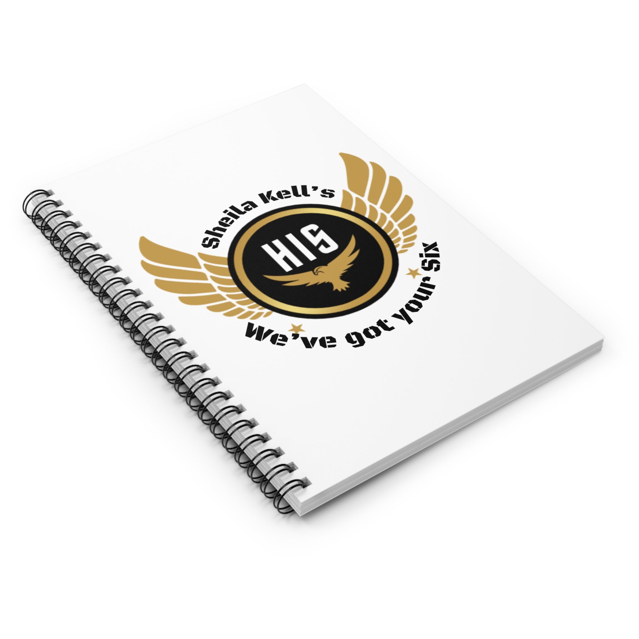 Family Unity Spiral Notebook - We’ve Got Your Six, Military Family Gift, Inspirational Journal, Stationery, Unique Gifts for Veterans, [...]