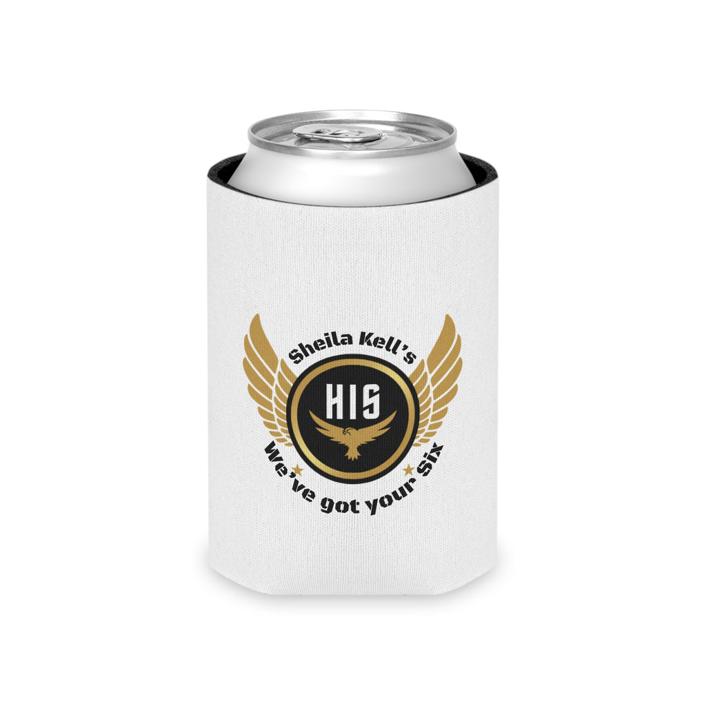 Custom Can Cooler with Wings Design - Drink Holder, Party Favor, Personalized Gift, BBQ Essential, Outdoor BBQ, Military Appreciation