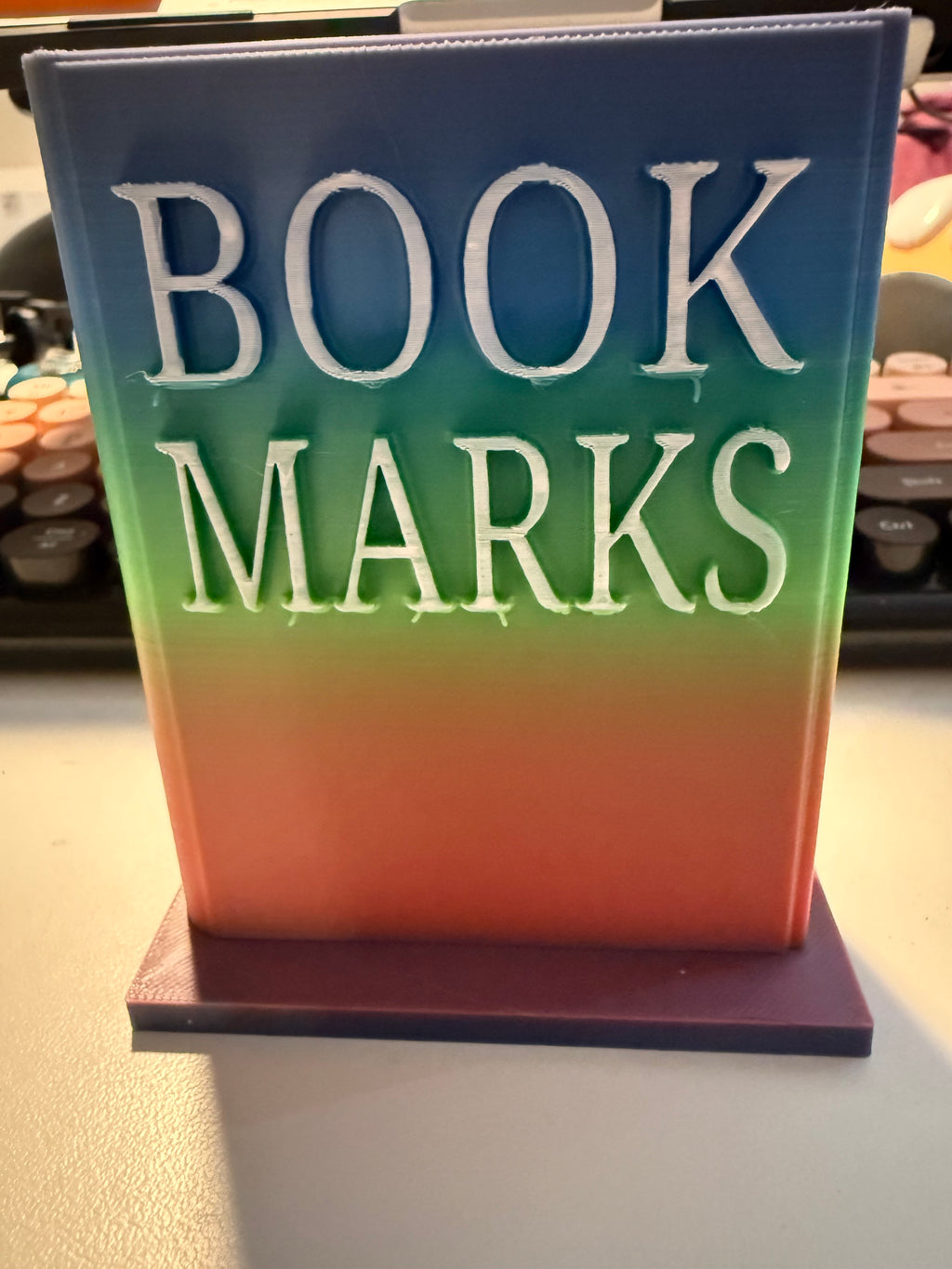 3D Printed Bookmark Holder