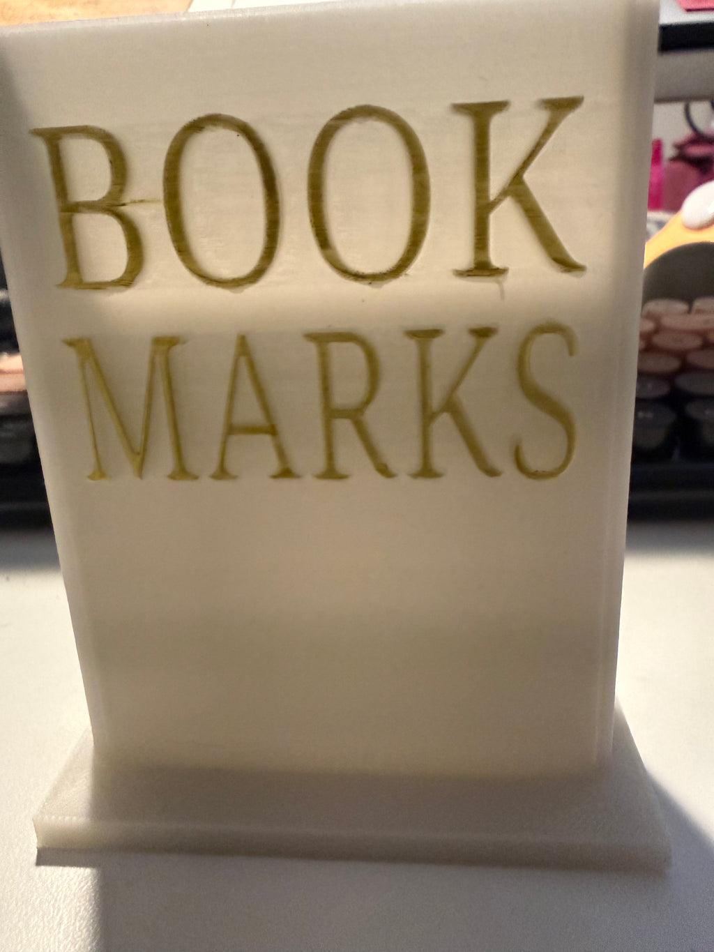 3D Printed Bookmark Holder