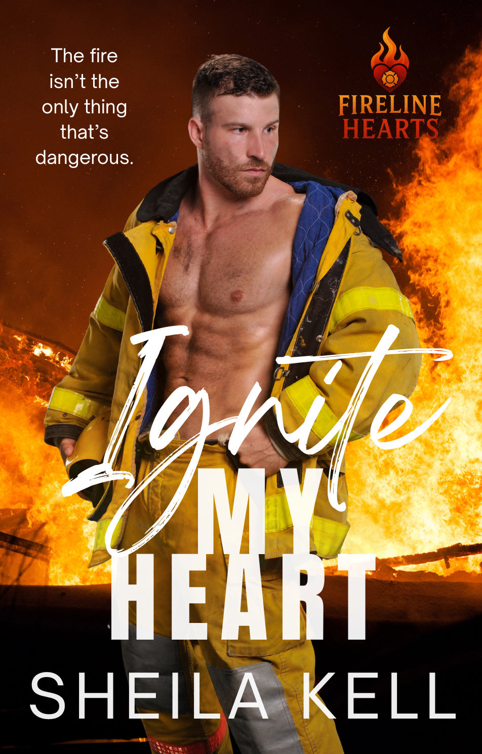 PREORDER-Ignite My Heart (Fireline Hearts Series) signed hardcover with designed edges and SWAG
